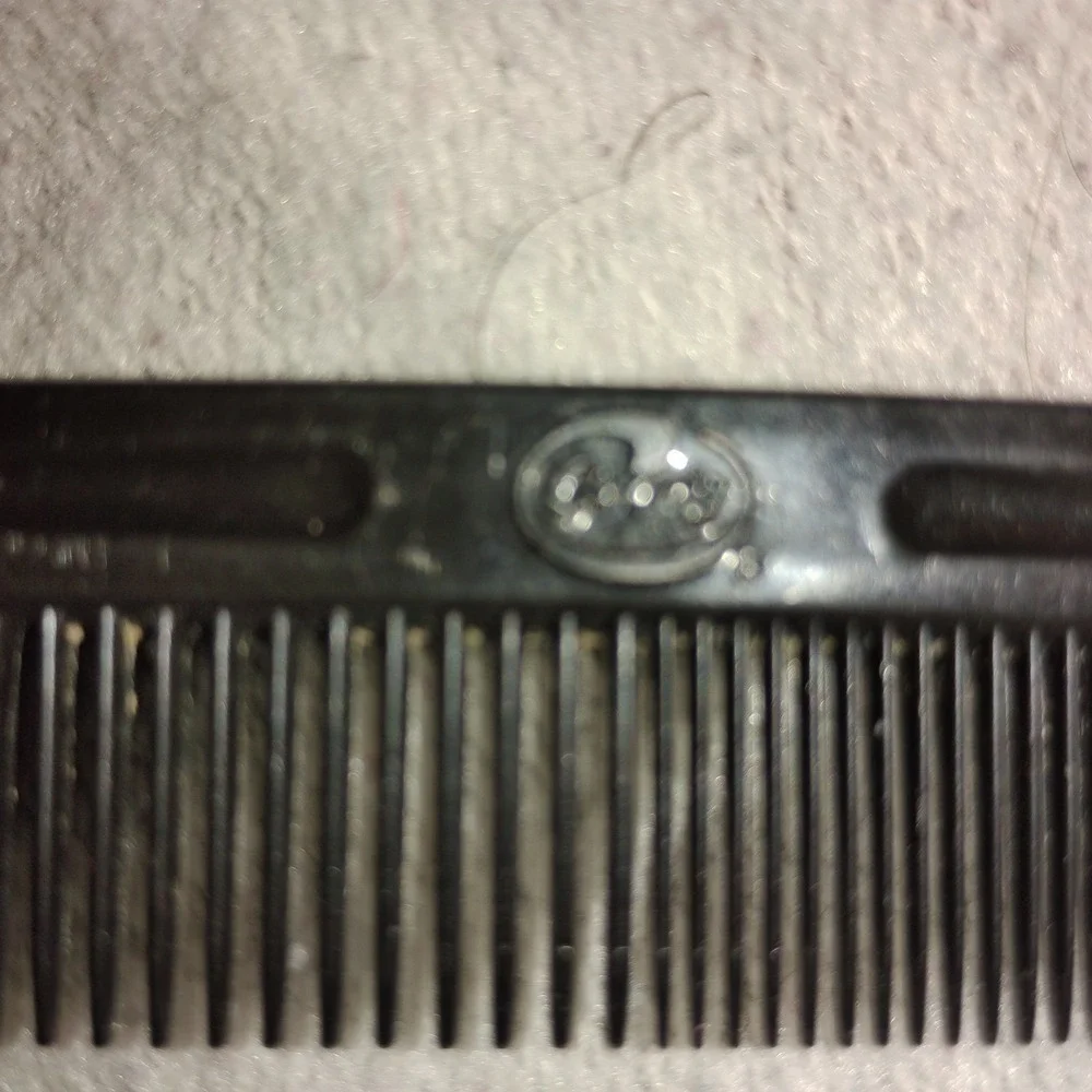Vintage Goody Pocket Comb Black 5
